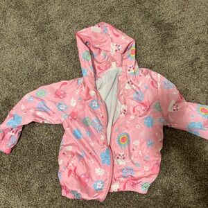 Lightweight, like new, rain resistant jacket for girls